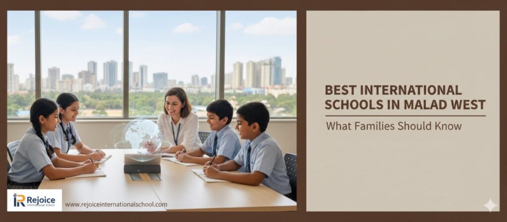 Students learning with a teacher in classroom.